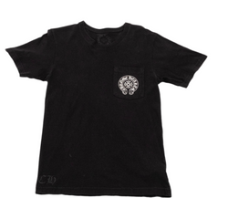 T-shirt Chrome Hearts logo fer à cheval poche noir