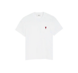 t-shirt blanc en coton AMI PARIS