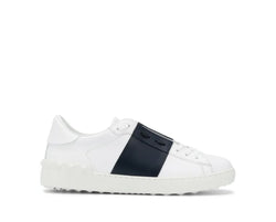 Sneakers Open En Veau bleu Valentino