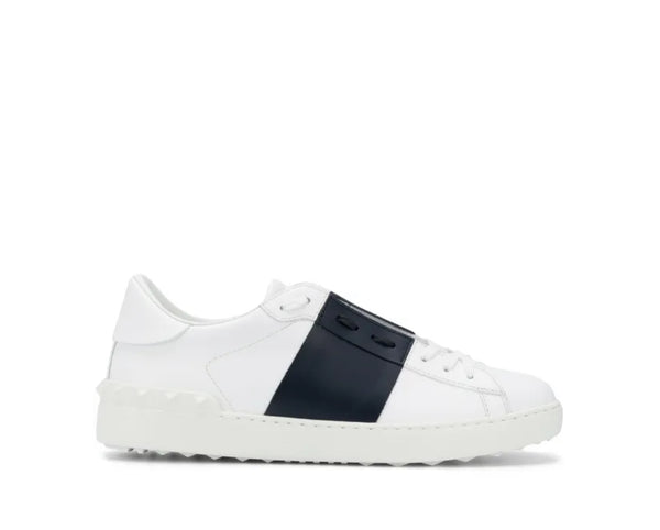 Sneakers Open En Veau bleu Valentino
