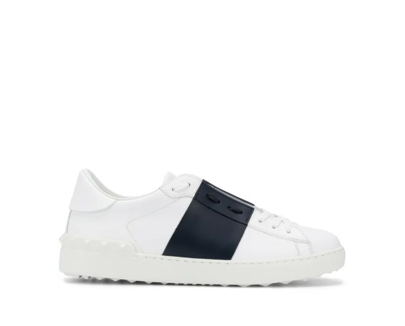 Sneakers Open En Veau bleu Valentino