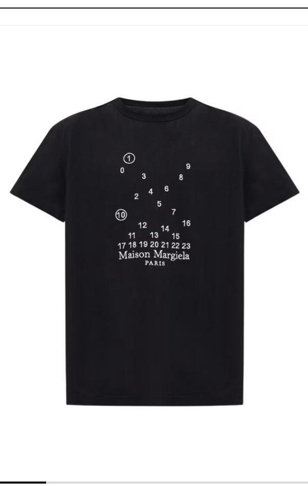 T-shirt MM6 Noir Maison Margiela