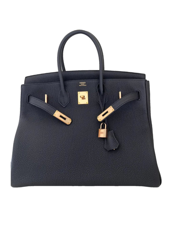Sac à main Birkin 25 Noir -Hermés